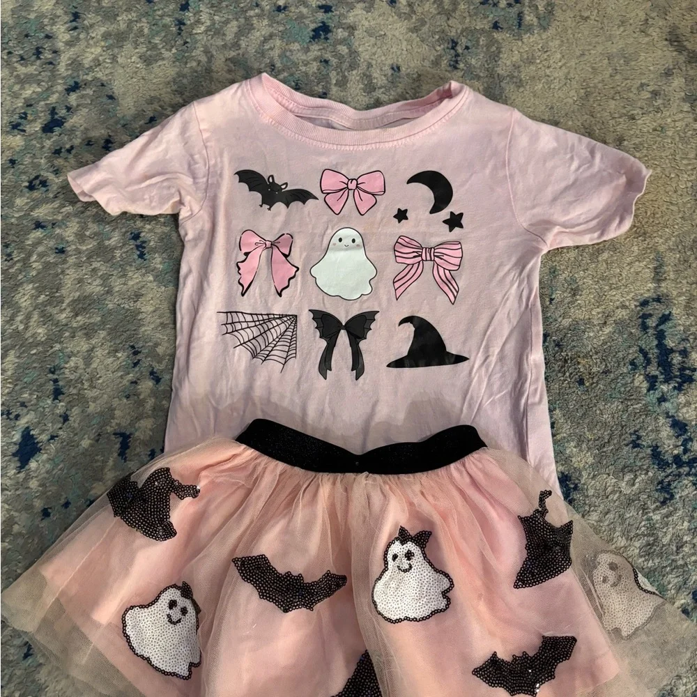 Sweet wink Halloween top and skirt